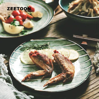7.7/10 Inch Japanese Style Ceramic Plate Art Tableware Home Breakfast Pastry Cake Dish Spaghetti Steak Dish Dinner Saucer Dishes
7.7/10 Inch Japanese Style Ceramic Plate Art Tableware Home Breakfast Pastry Cake Dish Spaghetti Steak Dish Dinner Saucer Dishes