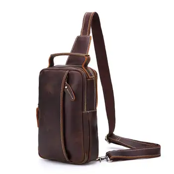 BOLEKE Men Crazy Horse Cowhide Chest Bags Shoulder Messenger Bag Casual Retro Handbag Cross Body Sling Back Day Pack
BOLEKE Men Crazy Horse Cowhide Chest Bags Shoulder Messenger Bag Casual Retro Handbag Cross Body Sling Back Day Pack