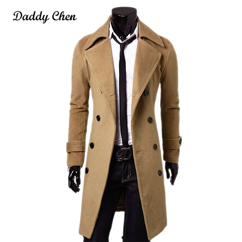 NEW Fashion Brand Autumn Jacket Long Trench Coat Men Top Quality Slim Black Male Overcoat Mens Khaki Coat trenchcoat Windbreaker
NEW Fashion Brand Autumn Jacket Long Trench Coat Men Top Quality Slim Black Male Overcoat Mens Khaki Coat trenchcoat Windbreaker