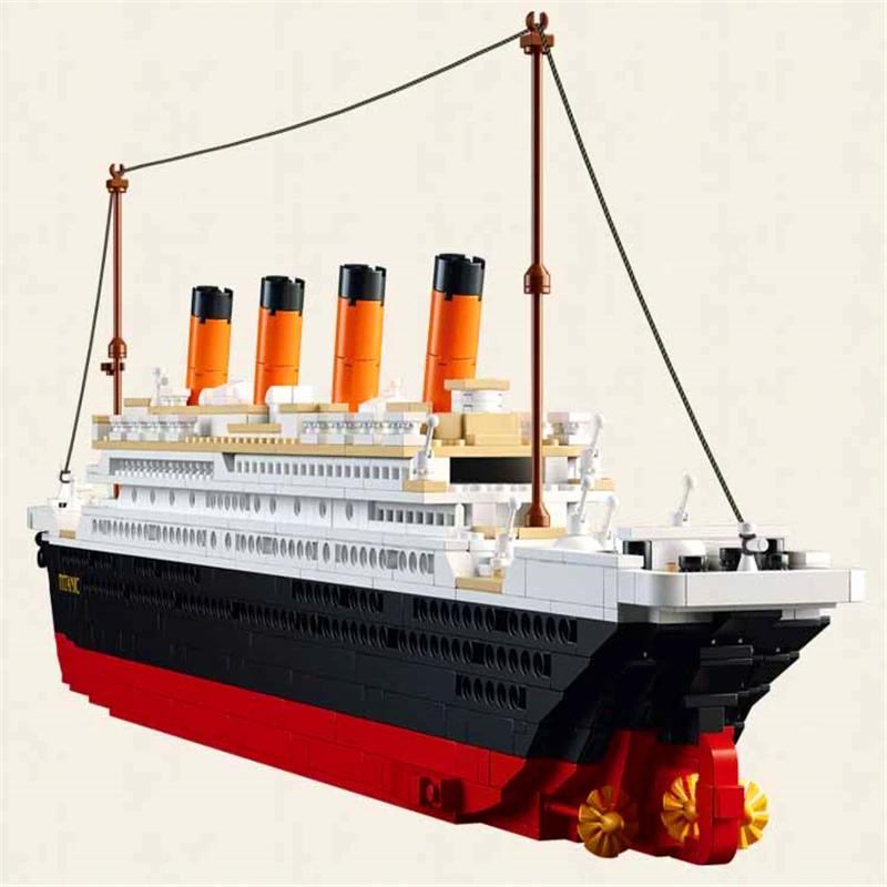 SLUBAN 0577 Cruise Ship RMS Titanic Boat Building Blocks Brick Compatible Playmobil Toys For Children
SLUBAN 0577 Cruise Ship RMS Titanic Boat Building Blocks Brick Compatible Playmobil Toys For Children