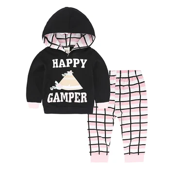 2018 New Black Fashion Suit Cotton Girl Lattice Hooded Jacket And Trousers Two Sets Of Plaid Caps For Girls S2
2018 New Black Fashion Suit Cotton Girl Lattice Hooded Jacket And Trousers Two Sets Of Plaid Caps For Girls S2
