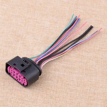 DWCX 14pins HID Headlight Plug Pigtail Connector 1J0973737 1J0 973 737 Fit for Audi Q5 Q7 TT A4 S4 A5 A6 A8 TTRS
DWCX 14pins HID Headlight Plug Pigtail Connector 1J0973737 1J0 973 737 Fit for Audi Q5 Q7 TT A4 S4 A5 A6 A8 TTRS