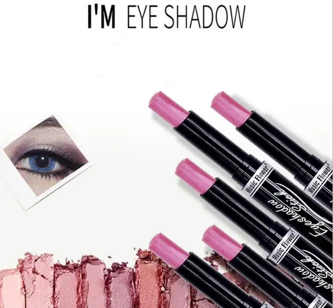 Music Flower 12 Color EyeShadow Stick Girl Eye Makeup Tool Shiny Eye Shadow Stick net 2g
Music Flower 12 Color EyeShadow Stick Girl Eye Makeup Tool Shiny Eye Shadow Stick net 2g