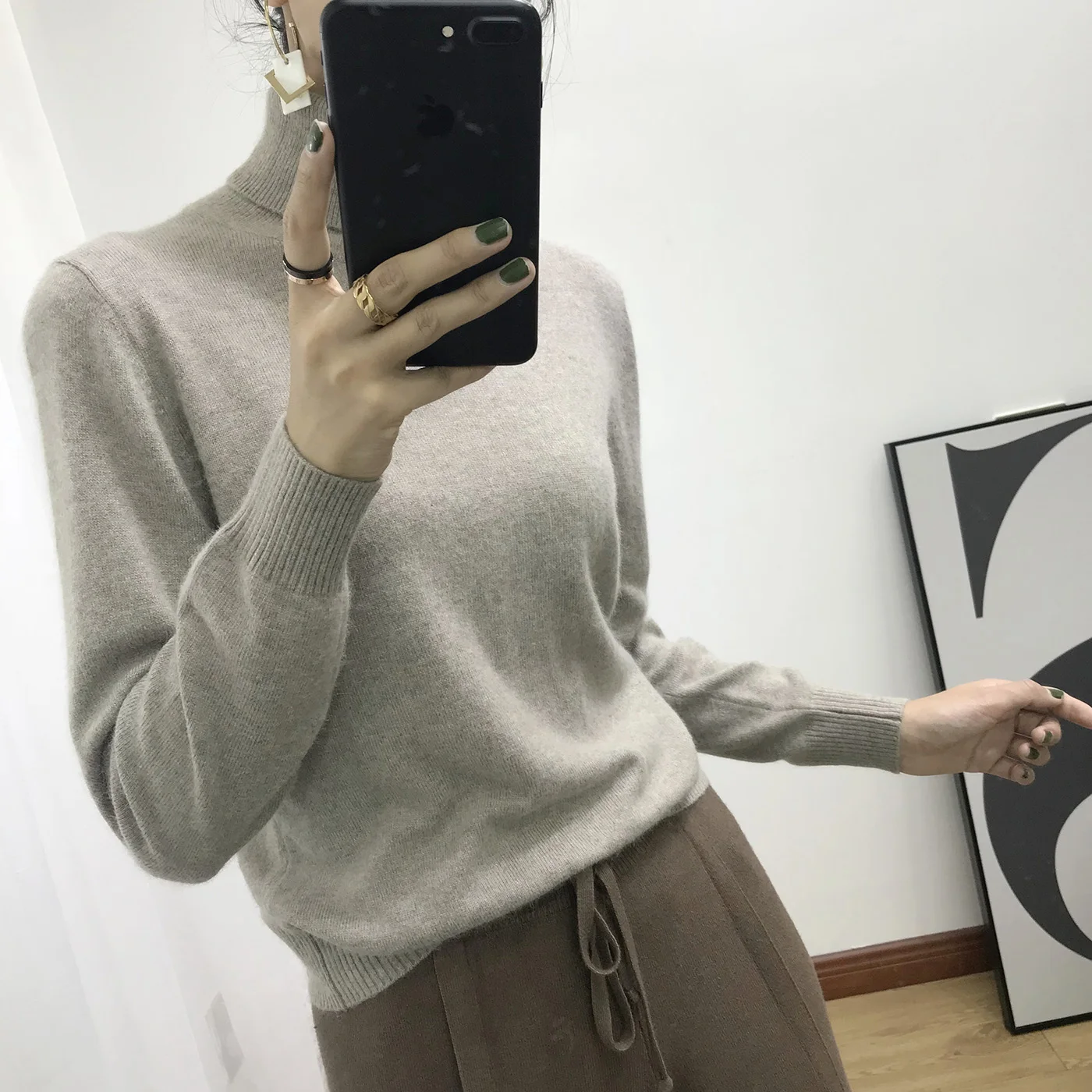 2019 Cashmere Sweater Women Turtleneck Women's Knitted Turtleneck Winter Cashmere Sweater For Women Warm Sweaters Female
2019 Cashmere Sweater Women Turtleneck Women's Knitted Turtleneck Winter Cashmere Sweater For Women Warm Sweaters Female
