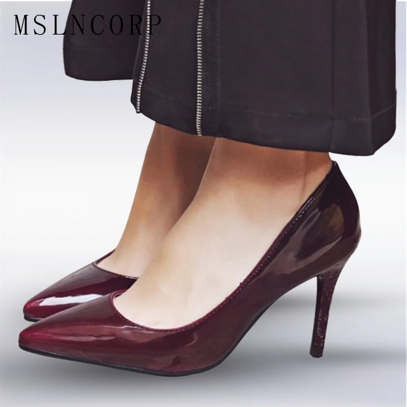 Plus Size 34-43 New fashion star pointed toe Women Pumps Slip On nightclub thin High Heels Femme Sexy classic prom wedding shoes
Plus Size 34-43 New fashion star pointed toe Women Pumps Slip On nightclub thin High Heels Femme Sexy classic prom wedding shoes
