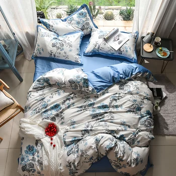 New Egyptian Cotton gray plants Bedding Set Queen King size Bed cover black white plaid Duvet Cover Bed sheet set
New Egyptian Cotton gray plants Bedding Set Queen King size Bed cover black white plaid Duvet Cover Bed sheet set