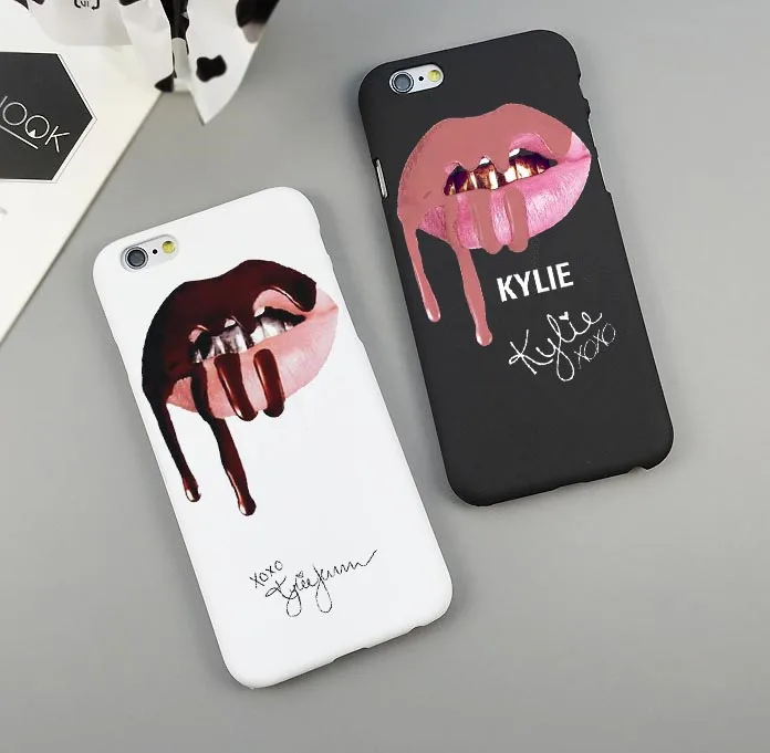 

Phone Cases Sexy Girl Kylie Jenner Lips Kiss Cover For iPhone 5 5S SE 6 6S 6Plus 7 7Plus X 8 8Plus Back Cover Capa Case