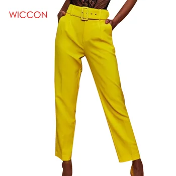 White Buckle Casual Trousers Women Pants Female Loose Beach High Waist Pants Sexy Belt Fashion Pants Patalon Bottoms
White Buckle Casual Trousers Women Pants Female Loose Beach High Waist Pants Sexy Belt Fashion Pants Patalon Bottoms