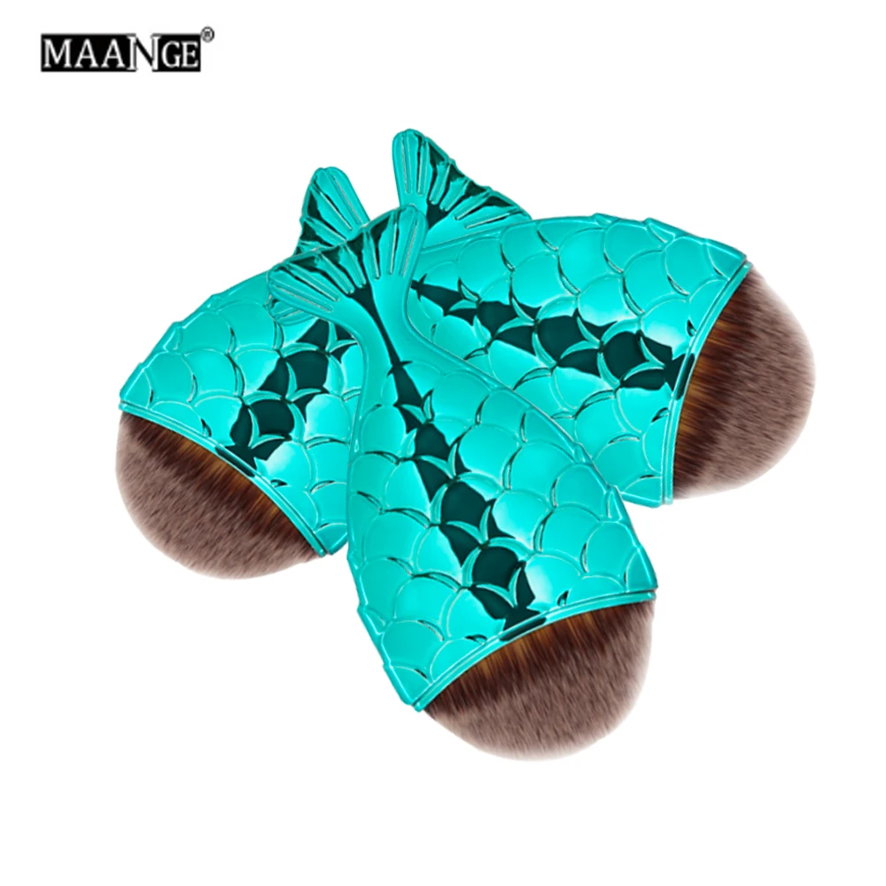 MAANGE 1Pcs Mermaid Makeup Brushes Powder Blush Foundation Cosmetic Tool Fish Brush Contour BB Cream Make Up Brush Tool For Face
MAANGE 1Pcs Mermaid Makeup Brushes Powder Blush Foundation Cosmetic Tool Fish Brush Contour BB Cream Make Up Brush Tool For Face