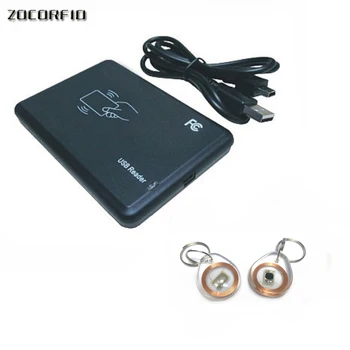 125KHZ RFID ID Card Reader Writer Copier Duplicater For Access Control+5 PCS T5557 crystal Tags+ DEMO Nodriver Software
125KHZ RFID ID Card Reader Writer Copier Duplicater For Access Control+5 PCS T5557 crystal Tags+ DEMO Nodriver Software