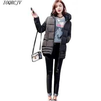Fashion Ladies Down Short Coat Winter Cotton-padded Jacket Women Slim Solid Hooded pocket Zipper Outerwear Warm Parkas feminina
Fashion Ladies Down Short Coat Winter Cotton-padded Jacket Women Slim Solid Hooded pocket Zipper Outerwear Warm Parkas feminina