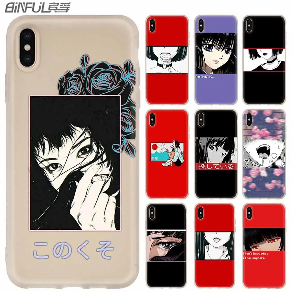 Silicone Soft Cover Case FOR iPhone 11 Pro 2019 X XS Max XR For iPhone 5 5S SE 6S 6 4 4S 7 8 Plus anime tumblr
Silicone Soft Cover Case FOR iPhone 11 Pro 2019 X XS Max XR For iPhone 5 5S SE 6S 6 4 4S 7 8 Plus anime tumblr