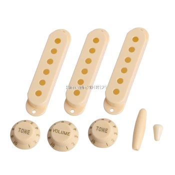 1Set Guitar Parts Electric Guitar Pickup Cover Volume Tone Knob Switch Tip Set For Strat New Drop ship
1Set Guitar Parts Electric Guitar Pickup Cover Volume Tone Knob Switch Tip Set For Strat New Drop ship