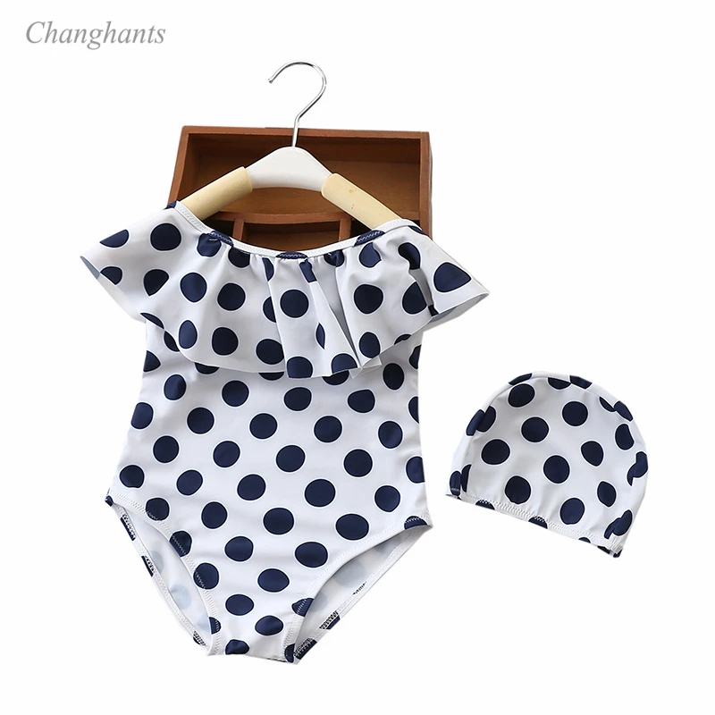 2019 New Model 1-6 year Kid Girl one piece Swimsuit Baby swimwear Dot pattern Bathing Suit Swim Wear Swimming children suits
2019 New Model 1-6 year Kid Girl one piece Swimsuit Baby swimwear Dot pattern Bathing Suit Swim Wear Swimming children suits