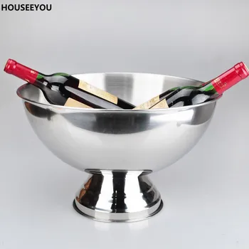 Stainless Steel Wine Bottle Coolers Cooling Drink Chiller Champagne Beer Coolers Ice Bucket Home Party Bar Barware Accessories
Stainless Steel Wine Bottle Coolers Cooling Drink Chiller Champagne Beer Coolers Ice Bucket Home Party Bar Barware Accessories