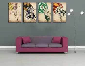 Hot Handcraft Modern oil painting on canvas(No stretch)Superman Wonder Woman 4PC
Hot Handcraft Modern oil painting on canvas(No stretch)Superman Wonder Woman 4PC