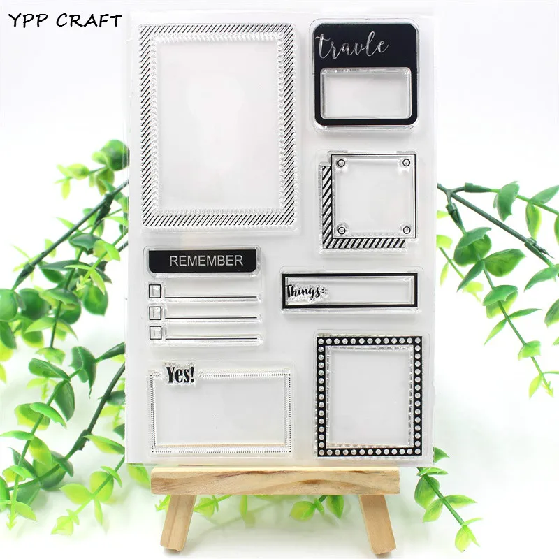 YPP CRAFT Frame Transparent Clear Silicone Stamp/Seal for DIY scrapbooking/photo album Decorative clear stamp 934
YPP CRAFT Frame Transparent Clear Silicone Stamp/Seal for DIY scrapbooking/photo album Decorative clear stamp 934