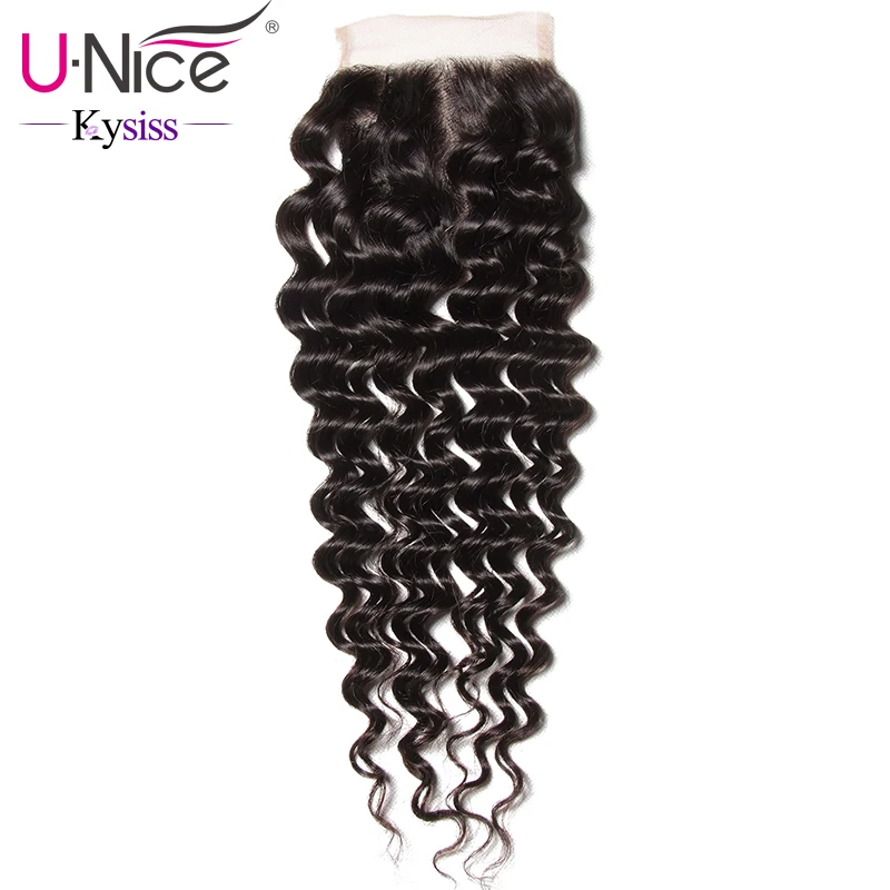 UNice Hair Kysiss Series 8A Brazilian Deep Wave Lace Closure 10-20 Inch 4x4 Swiss Lace Human Hair Closure Virgin Hair Weaving
UNice Hair Kysiss Series 8A Brazilian Deep Wave Lace Closure 10-20 Inch 4x4 Swiss Lace Human Hair Closure Virgin Hair Weaving