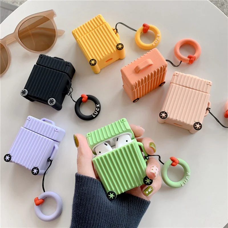 Yellow Luggage Box Bluetooth Headset Storage for airpods All-inclusive Silicone Ring Shatter-resistant Bag Protective Cover
Yellow Luggage Box Bluetooth Headset Storage for airpods All-inclusive Silicone Ring Shatter-resistant Bag Protective Cover