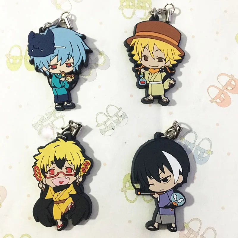 4pcs/lot Servamp Anime keychain VAMPIRE MAHIRU KURO SNOW LILY JEJE HYDE Rubber strap/mobile phone charms G747
4pcs/lot Servamp Anime keychain VAMPIRE MAHIRU KURO SNOW LILY JEJE HYDE Rubber strap/mobile phone charms G747