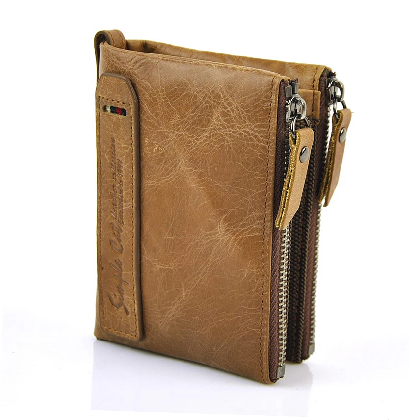 Men Vintage Genuine Real Leather Bifold Wallet Short Women Purse Zip Coin Bag Credit Card Holder ID Window Change Practical Case
Men Vintage Genuine Real Leather Bifold Wallet Short Women Purse Zip Coin Bag Credit Card Holder ID Window Change Practical Case