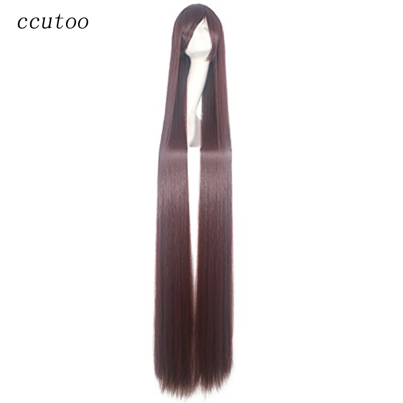 ccutoo 59" Brown Long Straight Female's Party Synthetic Hair Cosplay Costume Wigs Perrque Full Bangs
ccutoo 59" Brown Long Straight Female's Party Synthetic Hair Cosplay Costume Wigs Perrque Full Bangs
