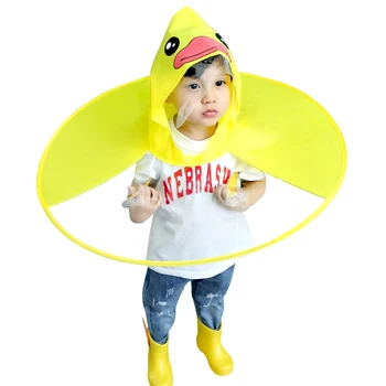 Fashion UFO Children Raincoat Cute Yellow Duck Rain Cover Kids Waterproof Rainwear Girl Boy Travel Fishing Hat With Umbrella
Fashion UFO Children Raincoat Cute Yellow Duck Rain Cover Kids Waterproof Rainwear Girl Boy Travel Fishing Hat With Umbrella