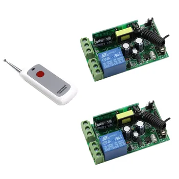 AC85V-250V Wireless Remote Control Switch Radio Power Light Switch 110V 220V 1CH Relay Module Receiver Red Button Transmitter
AC85V-250V Wireless Remote Control Switch Radio Power Light Switch 110V 220V 1CH Relay Module Receiver Red Button Transmitter