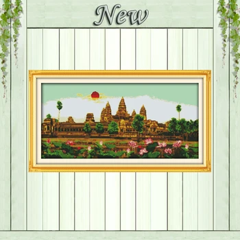 Angkor Wat lotus famous building scenery Counted print on fabric DMC 14CT 11CT DIY Embroidery Sets Cross Stitch Needlework kits
Angkor Wat lotus famous building scenery Counted print on fabric DMC 14CT 11CT DIY Embroidery Sets Cross Stitch Needlework kits