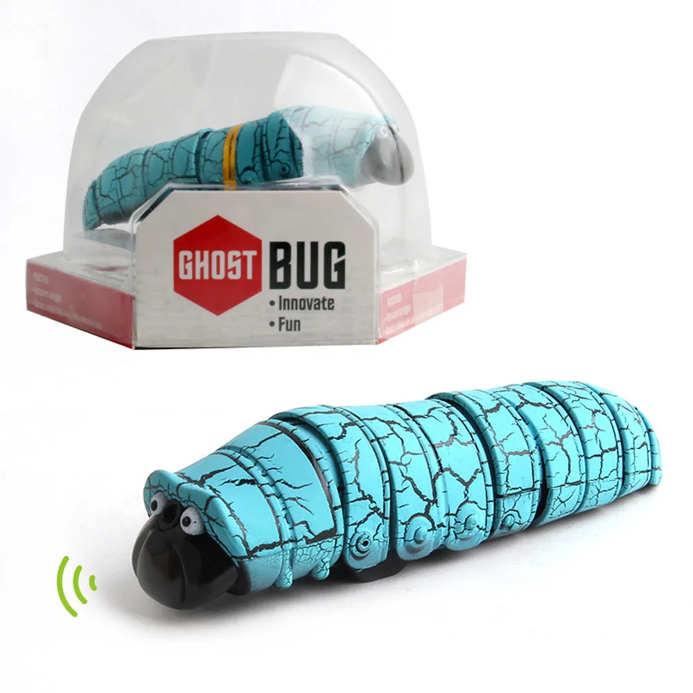 Tricky Spoof Reptiles Infrared Remote Control Ghost Bug Electric Caterpillar Toys RC Animals
Tricky Spoof Reptiles Infrared Remote Control Ghost Bug Electric Caterpillar Toys RC Animals