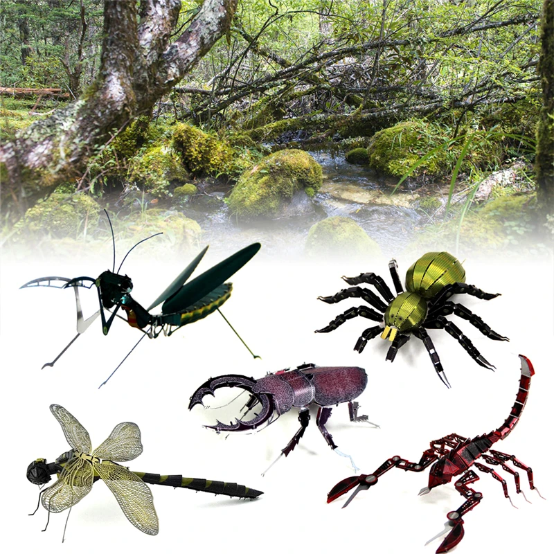 Color Spider Bug 3D Metal Puzzles DIY Animal Model Kits Laser Cut Jigsaw Adults Kids Educational Collection Home Decor Toys
Color Spider Bug 3D Metal Puzzles DIY Animal Model Kits Laser Cut Jigsaw Adults Kids Educational Collection Home Decor Toys