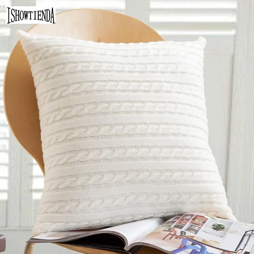 decorative cushion cover 45*45 Knitting Fashion Throw Pillow cover Cases Cafe Sofa Cushion Cover Home Decor
decorative cushion cover 45*45 Knitting Fashion Throw Pillow cover Cases Cafe Sofa Cushion Cover Home Decor