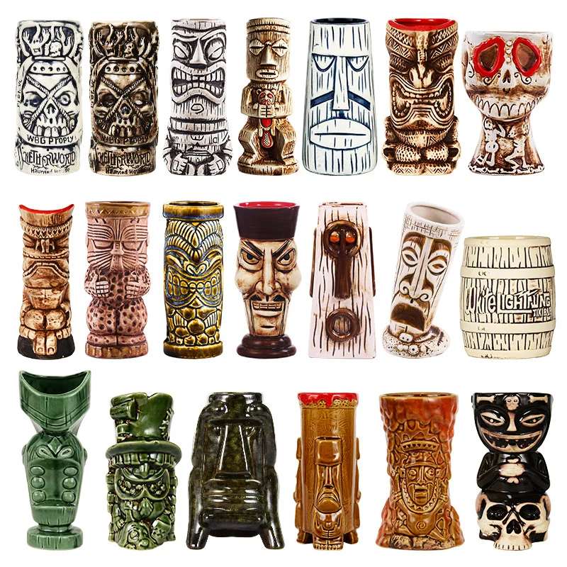 Hawaiian Cocktail Glass Ceramic Tiki Cup Bar Ceramic household items bars win pitcher creative glassware waterceramic pots
Hawaiian Cocktail Glass Ceramic Tiki Cup Bar Ceramic household items bars win pitcher creative glassware waterceramic pots
