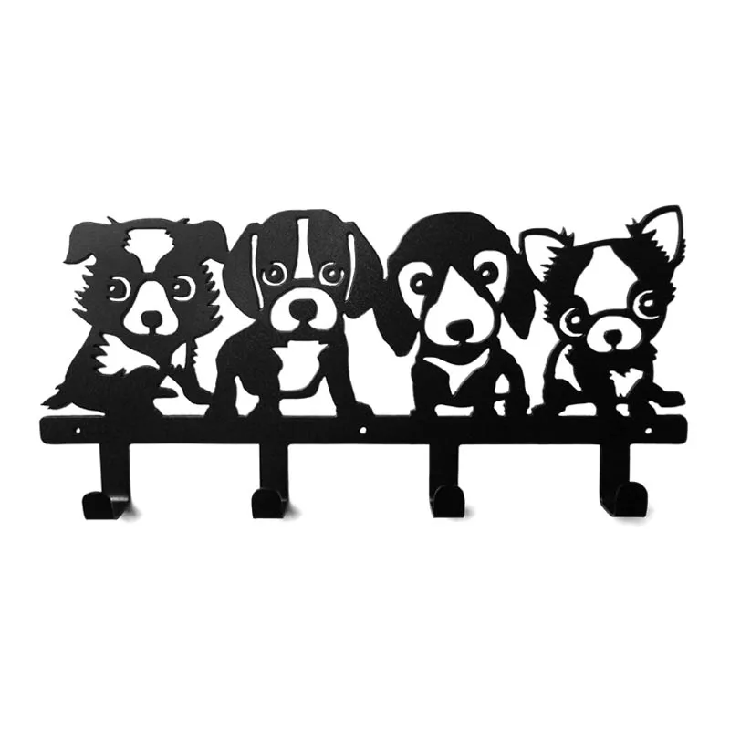 Cute puppy coat Iron creative hook Key Decorative Hooks 4 Row Hook Coat rack Living room toilets hooks Wall decoration
Cute puppy coat Iron creative hook Key Decorative Hooks 4 Row Hook Coat rack Living room toilets hooks Wall decoration