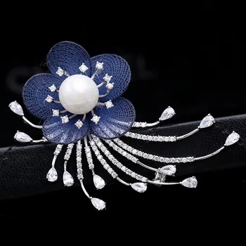 Red Trees Brand Flower Shape Dress Brooch For Women With Cubic Zirconia and Shell Pearl High Quality Gift Box
Red Trees Brand Flower Shape Dress Brooch For Women With Cubic Zirconia and Shell Pearl High Quality Gift Box