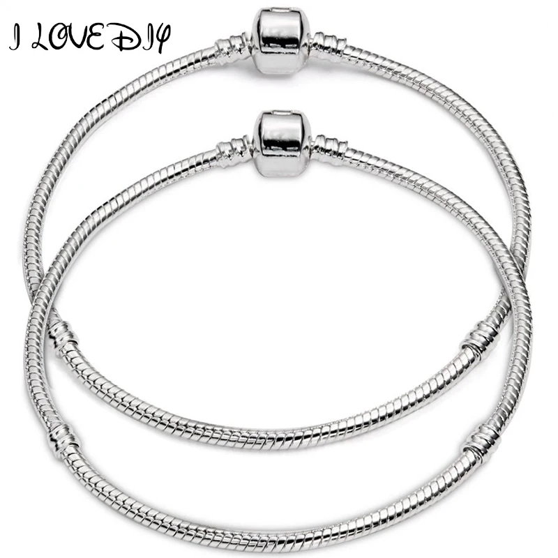 Silver Plated Starter Master Bracelets Snake Chain Bracelet Fit Bracelet & Bangle 16CM-21CM Pulseras
Silver Plated Starter Master Bracelets Snake Chain Bracelet Fit Bracelet & Bangle 16CM-21CM Pulseras