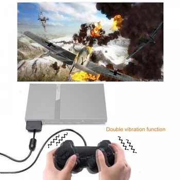 Wired Gamepad for PS2 Controller Dual Vibration Joystick PS2 Controle Wired PS2 Gamepad Replacement Controller for PlayStation 2
Wired Gamepad for PS2 Controller Dual Vibration Joystick PS2 Controle Wired PS2 Gamepad Replacement Controller for PlayStation 2