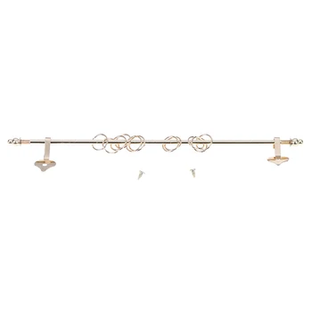 Mini Alloy Curtain Golden Rod 1:12 Miniature doll Miniature Exquisite Lace Curtain doll Furniture Windows Accessories
Mini Alloy Curtain Golden Rod 1:12 Miniature doll Miniature Exquisite Lace Curtain doll Furniture Windows Accessories