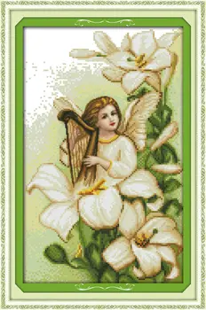 Lily Angel Printed on Canvas DMC Counted Chinese Cross Stitch Kits printed Cross-stitch set Embroidery Needlework
Lily Angel Printed on Canvas DMC Counted Chinese Cross Stitch Kits printed Cross-stitch set Embroidery Needlework