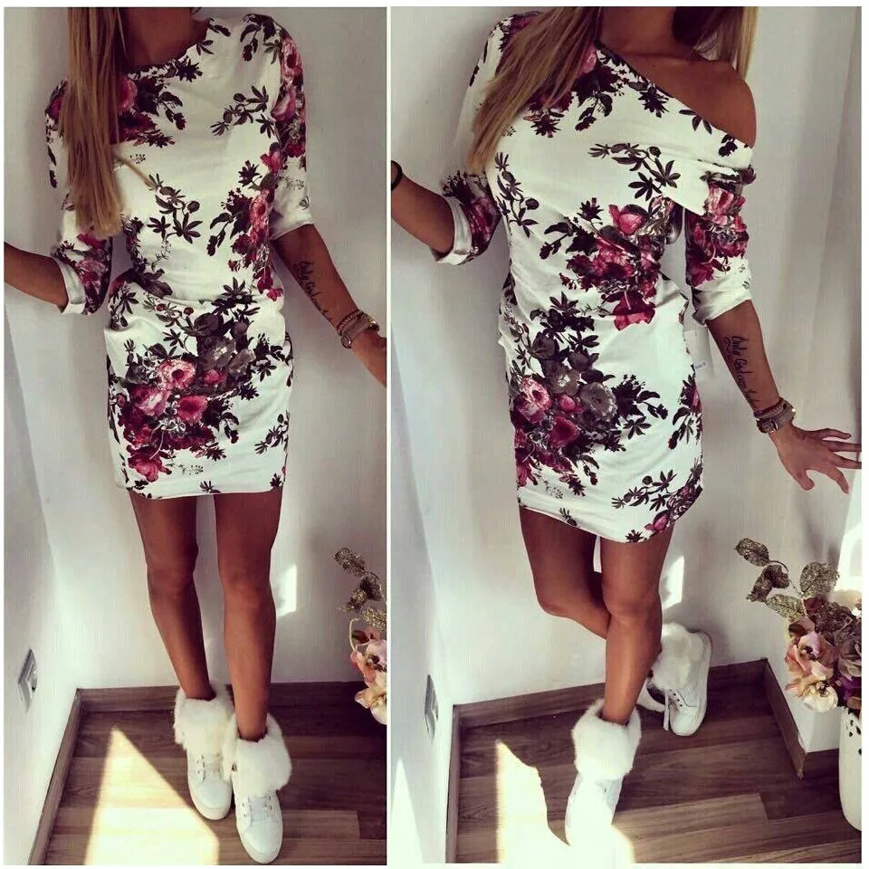 Sping Summer 2019 Casual Women Dress Half Sleeve Flower Print Dress Clothes Stretch Short Sexy Dress Elegant Sundress Vestidos
Sping Summer 2019 Casual Women Dress Half Sleeve Flower Print Dress Clothes Stretch Short Sexy Dress Elegant Sundress Vestidos