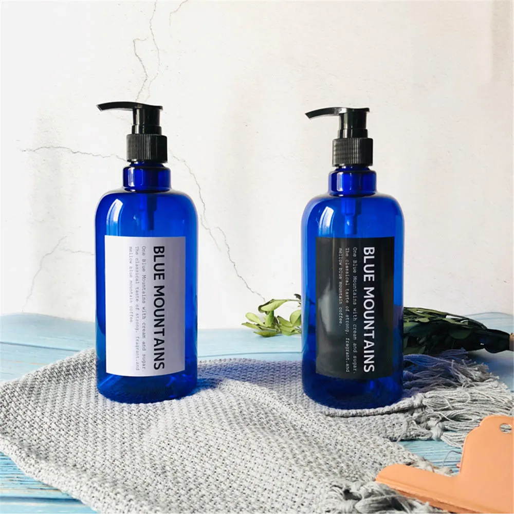 500ml Bath Liquid Storage Bottle Ins Chic Cosmetic Lotion Sub-bottle Travel Portable Blue Plastic Bottles Sticker Randomly
500ml Bath Liquid Storage Bottle Ins Chic Cosmetic Lotion Sub-bottle Travel Portable Blue Plastic Bottles Sticker Randomly