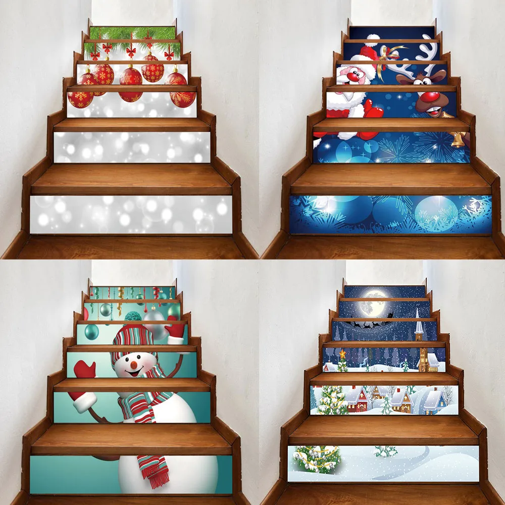 2018 New Fashion Christmas stair stickers 3D Simulation stair stickers Waterproof Wall Stickers DIY Home Decor
2018 New Fashion Christmas stair stickers 3D Simulation stair stickers Waterproof Wall Stickers DIY Home Decor