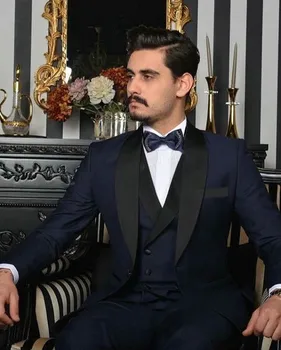 Men Suits Blazer Vest Set Navy Royal style 3Pieces (Jacket+Vest+Pants) Wedding Suits For Men Slim Fit Wedding Groom Prom Tuxedos
Men Suits Blazer Vest Set Navy Royal style 3Pieces (Jacket+Vest+Pants) Wedding Suits For Men Slim Fit Wedding Groom Prom Tuxedos