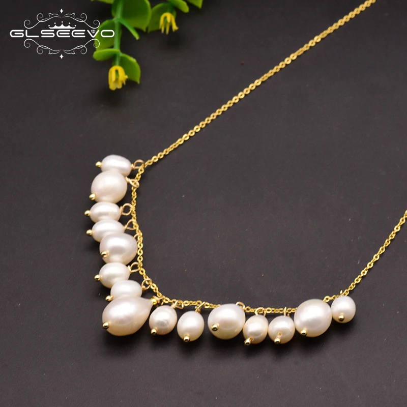 XlentAg 925 Sterling Silver Natural Fresh Water Pearl Tassel Pendant Necklace For Women Wedding Party Fine Jewelry Kolye GN0098
XlentAg 925 Sterling Silver Natural Fresh Water Pearl Tassel Pendant Necklace For Women Wedding Party Fine Jewelry Kolye GN0098