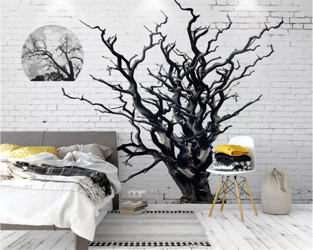 beibehang Custom wallpaper 3d photo mural American beautiful dead tree black and white TV background wall painting 3d vwallpaper
beibehang Custom wallpaper 3d photo mural American beautiful dead tree black and white TV background wall painting 3d vwallpaper