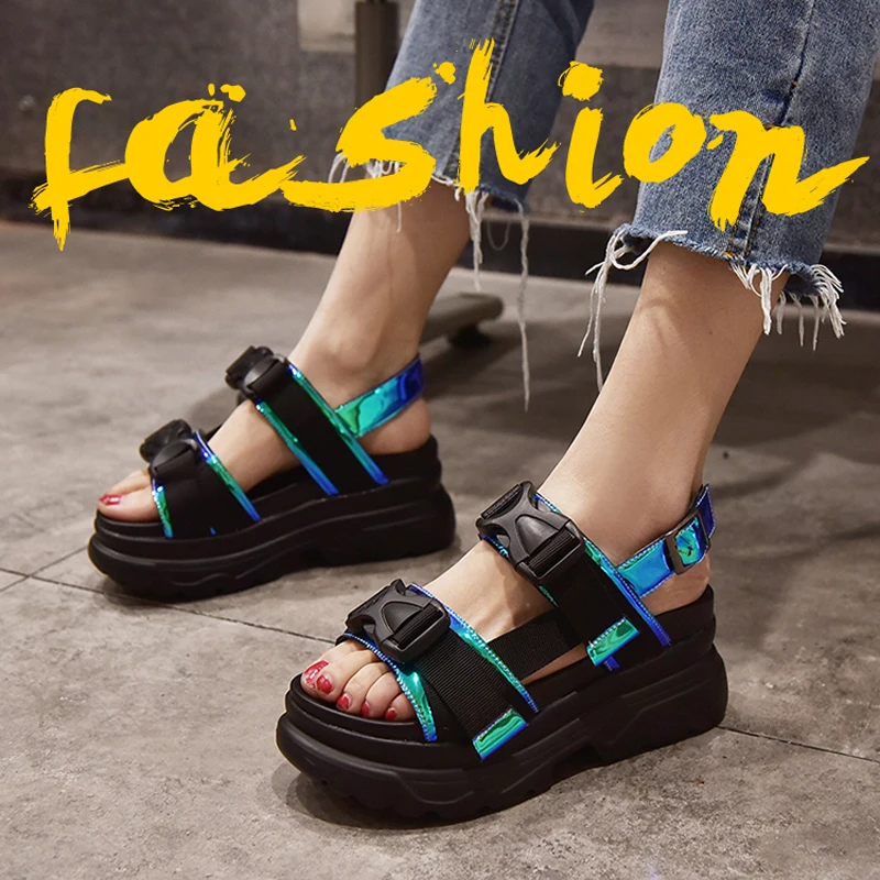 HEE GRAND Sandals Women Sports Mid Heel Shoes Woman Thick Bottom Platform Shoes Casual Fashion Ladies Shoes Pu Leather XWZ5796
HEE GRAND Sandals Women Sports Mid Heel Shoes Woman Thick Bottom Platform Shoes Casual Fashion Ladies Shoes Pu Leather XWZ5796