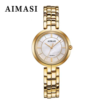 AIMASI Brand Dress Fashion Leisure Casual Quartz Women Ladies Luxury Wristwatches Leather Rhinestone Roes Gold & Leather Clocks
AIMASI Brand Dress Fashion Leisure Casual Quartz Women Ladies Luxury Wristwatches Leather Rhinestone Roes Gold & Leather Clocks