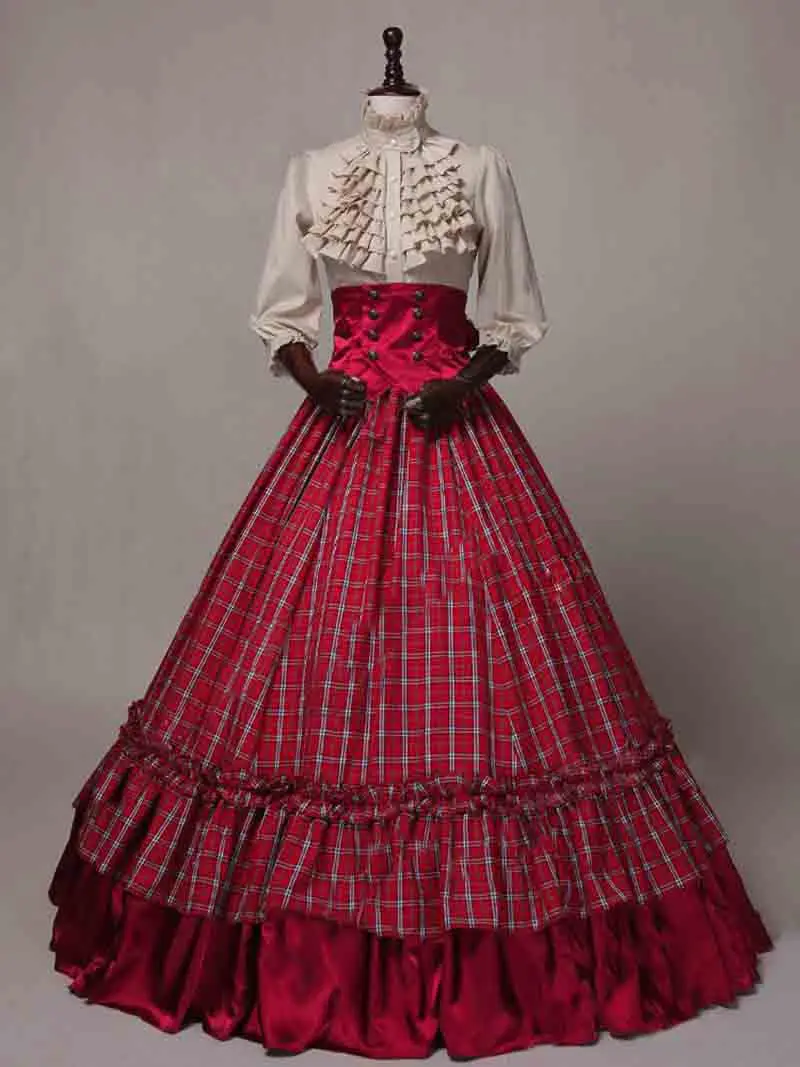Deluxe Medieval Victorian Evening Party Gothic Lolita Dress Vintage Ball Gown Female Halloween Costume For Women Plus Size 4XL
Deluxe Medieval Victorian Evening Party Gothic Lolita Dress Vintage Ball Gown Female Halloween Costume For Women Plus Size 4XL
