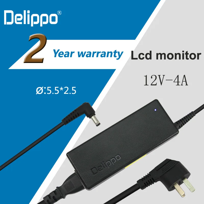 DELIPPO 12V 4A LCD/LED Monitor Transformer Power Charger For AOC E2262VW E2062BW E2462VW E2462BR
DELIPPO 12V 4A LCD/LED Monitor Transformer Power Charger For AOC E2262VW E2062BW E2462VW E2462BR