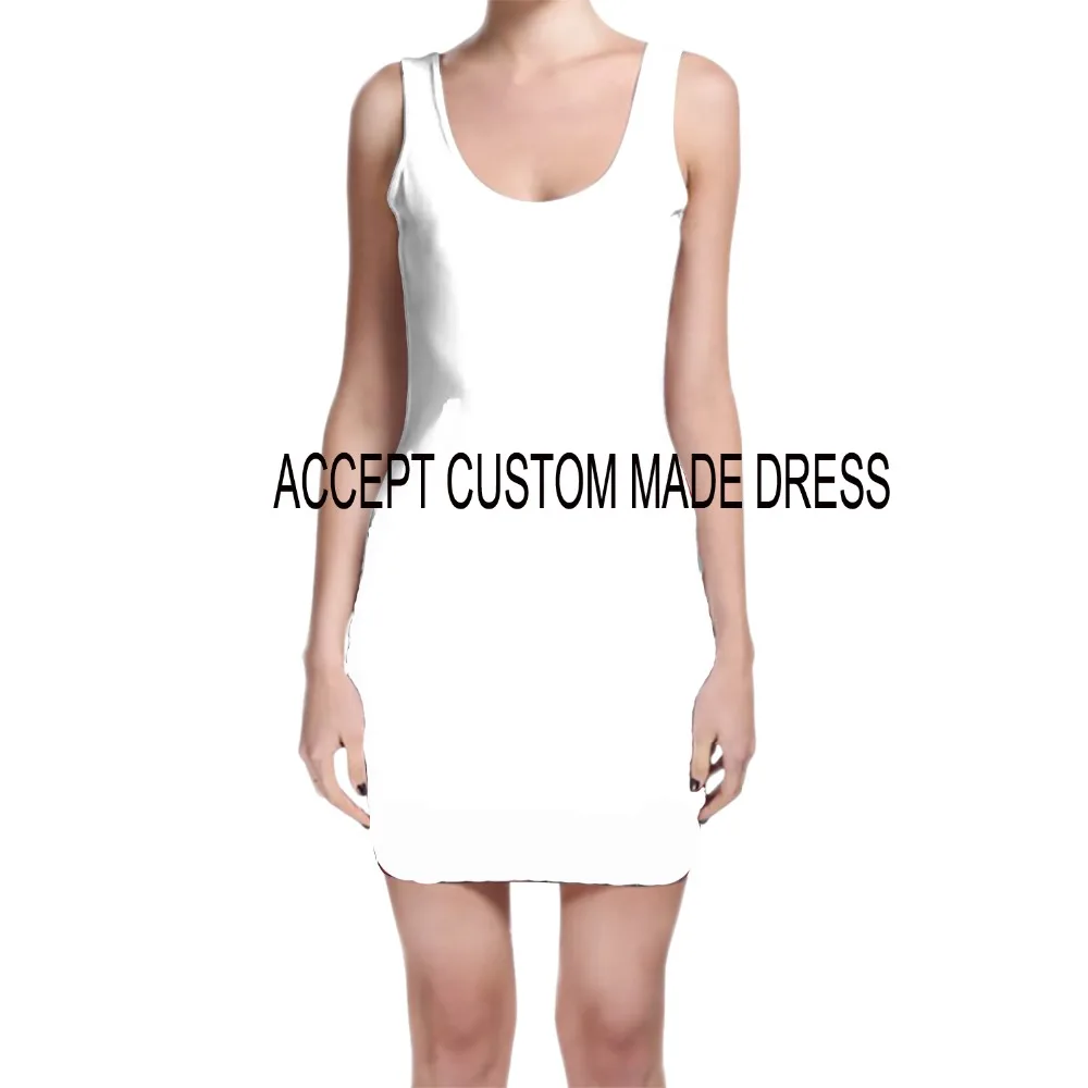 Custom made - Create your own designs front and back printing 3D sublimation print milk silk sleeveless Dress
Custom made - Create your own designs front and back printing 3D sublimation print milk silk sleeveless Dress